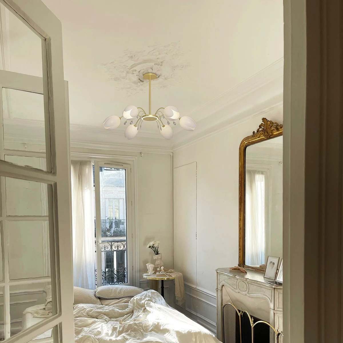 flairel Nordic Simple Flower Chandelier