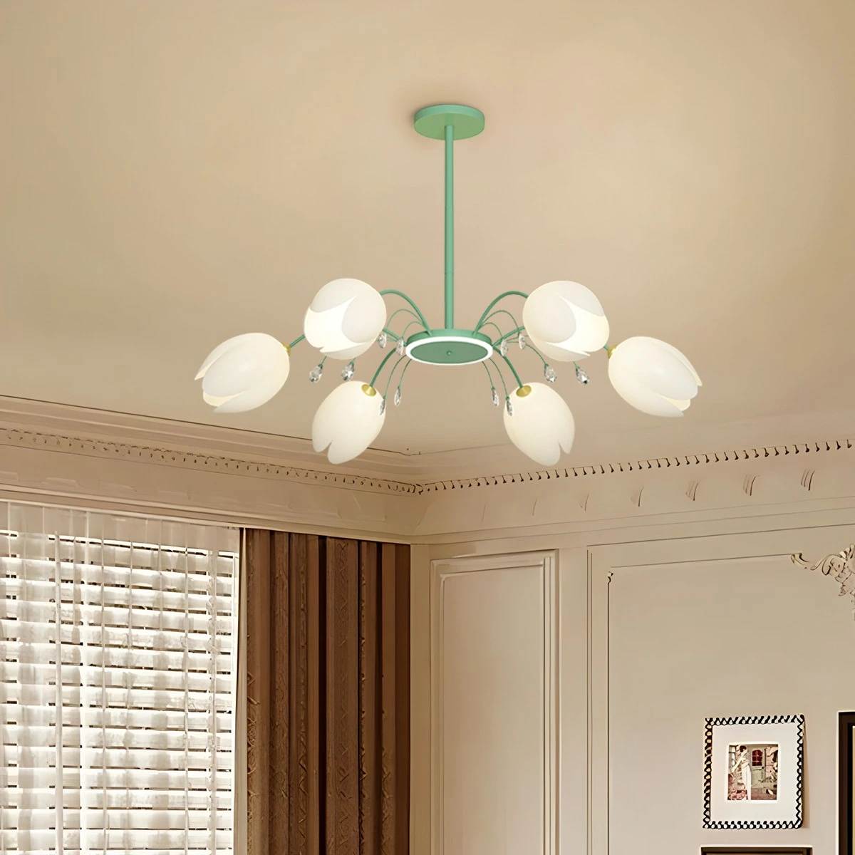 flairel Nordic Simple Flower Chandelier