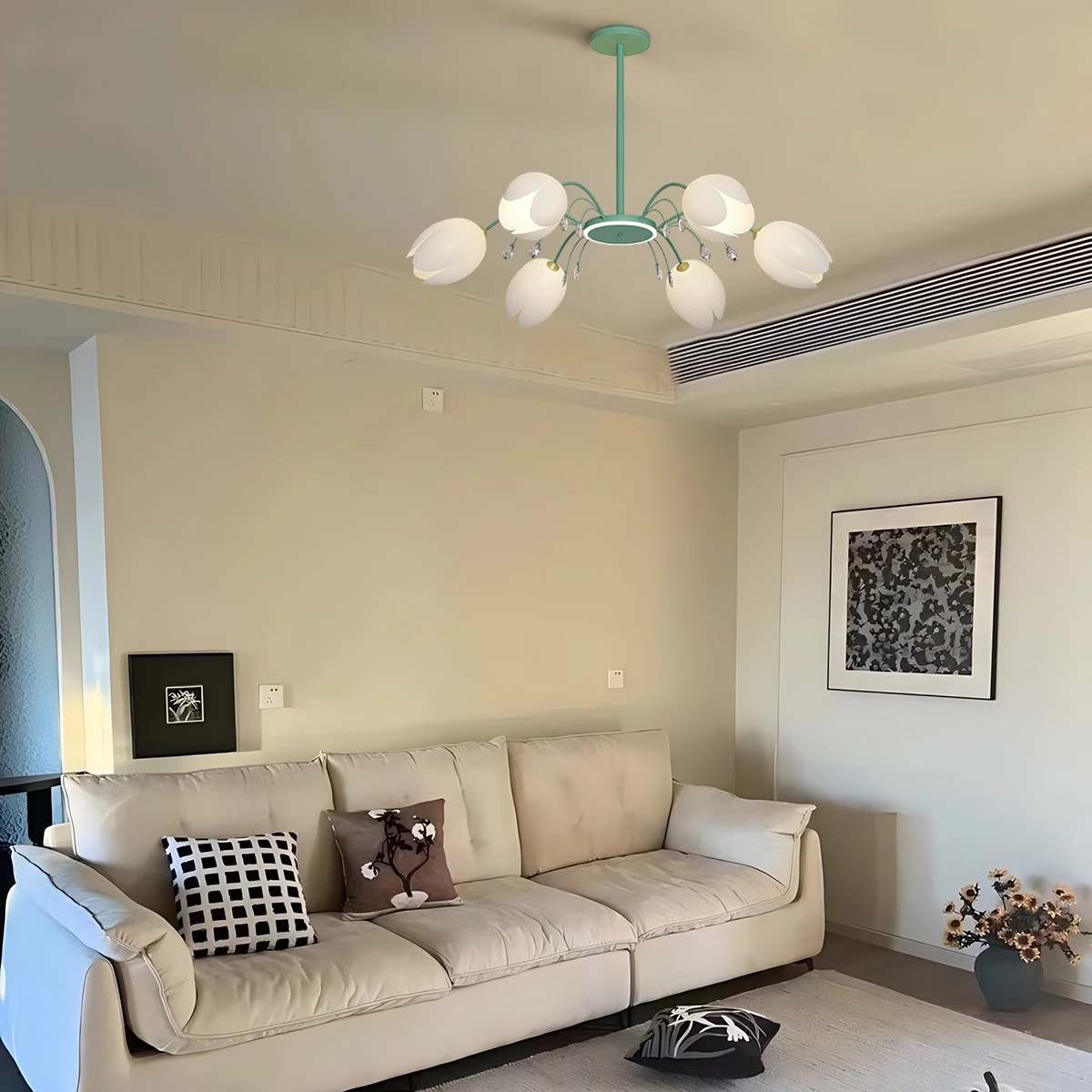 flairel Nordic Simple Flower Chandelier