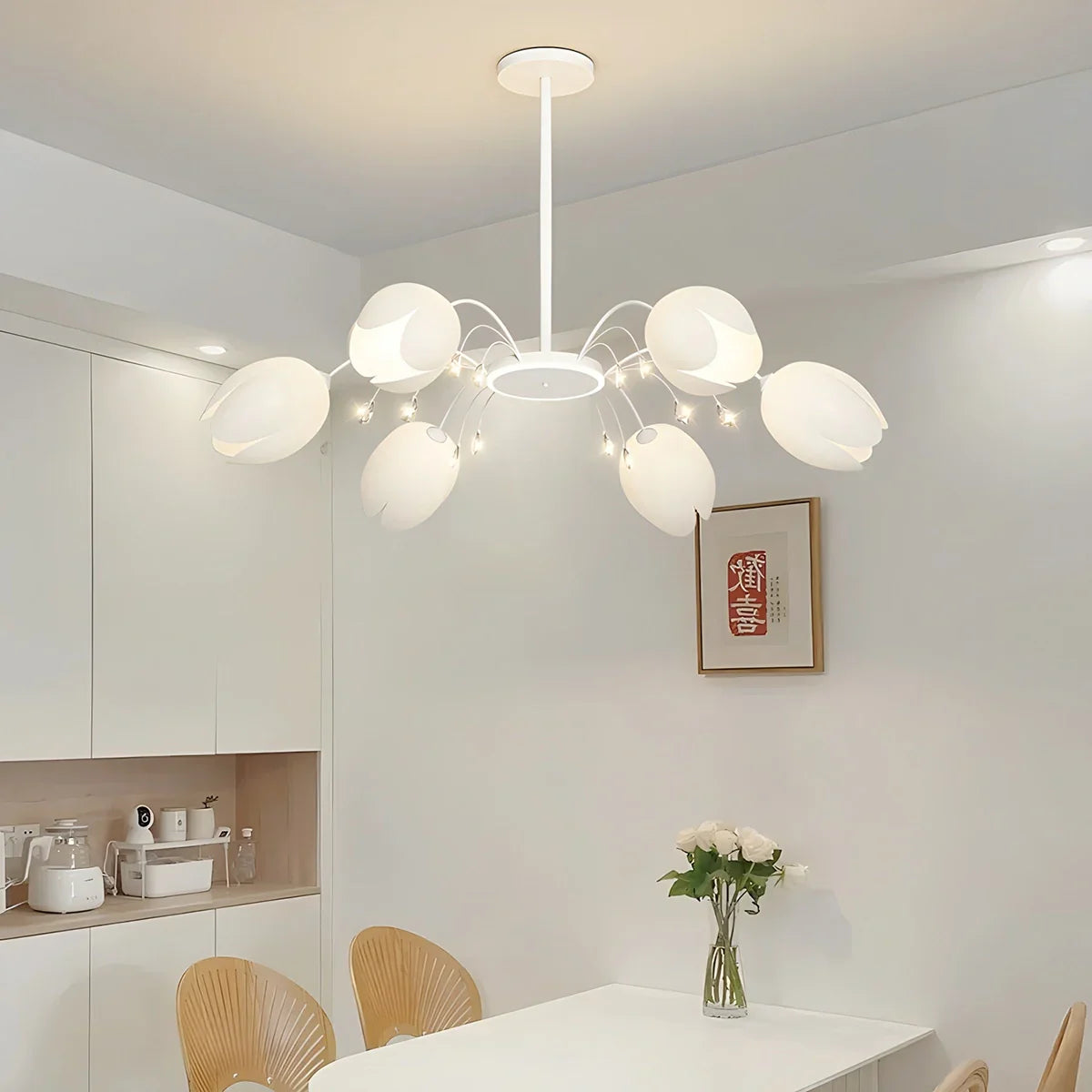 flairel Nordic Simple Flower Chandelier
