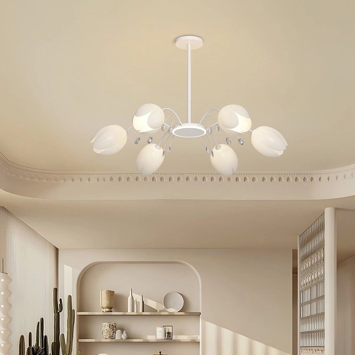 flairel Nordic Simple Flower Chandelier