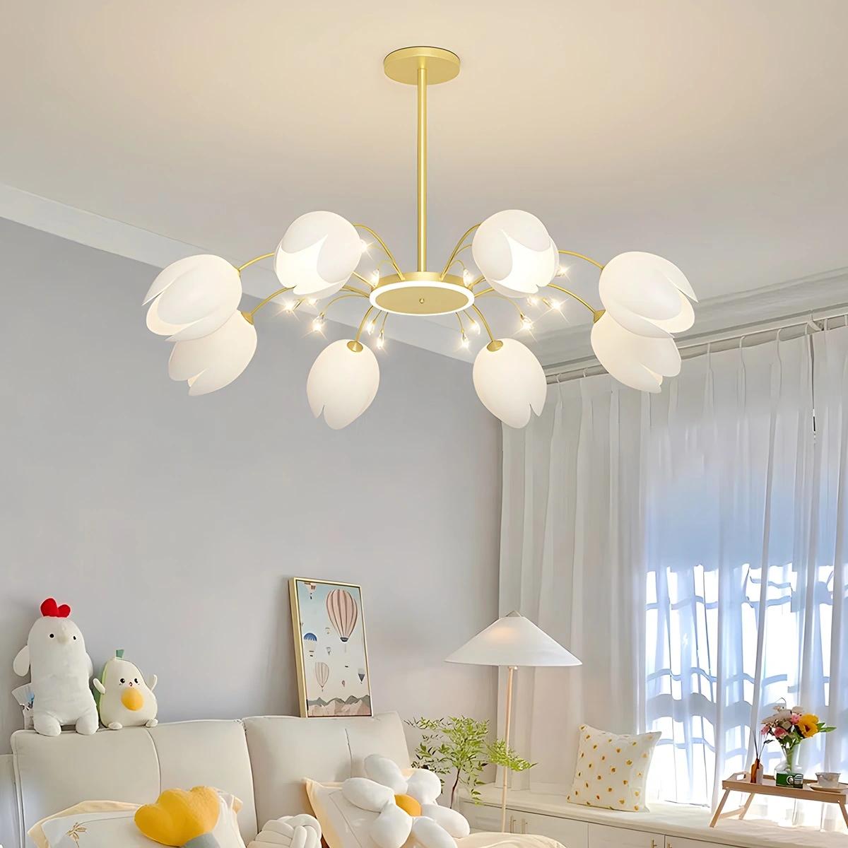 flairel Nordic Simple Flower Chandelier