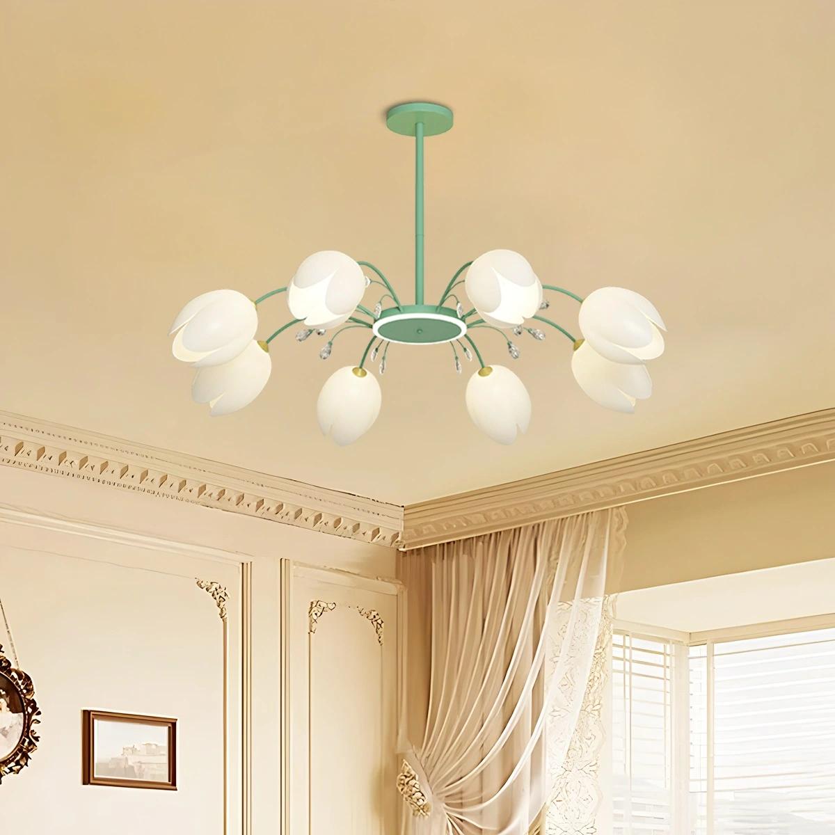 flairel Nordic Simple Flower Chandelier