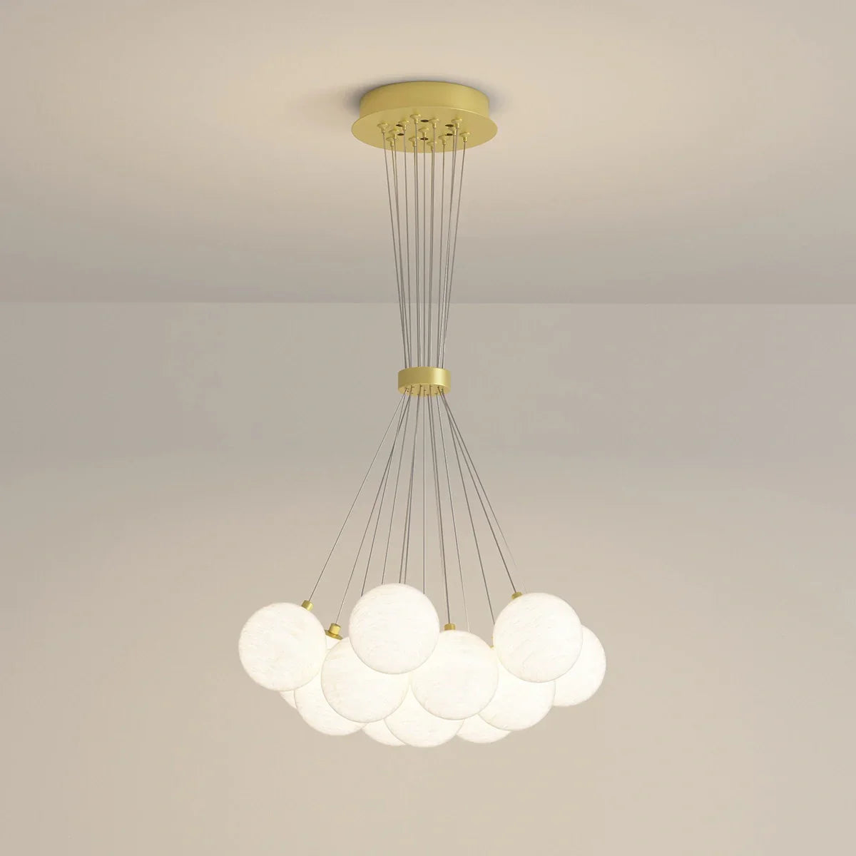 flairel French Tulip Flower & Ball Chandelier