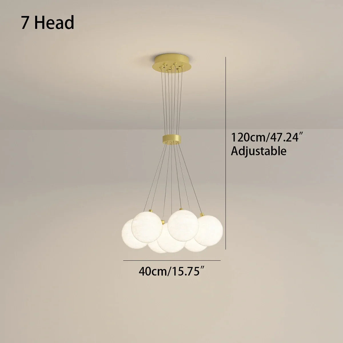 flairel French Tulip Flower & Ball Chandelier