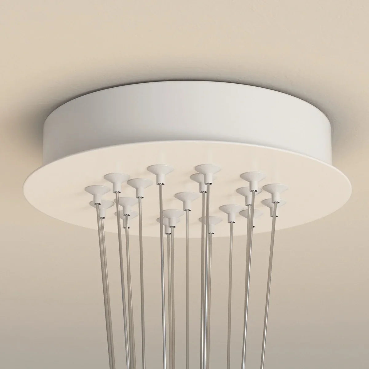 flairel French Tulip Flower & Ball Chandelier