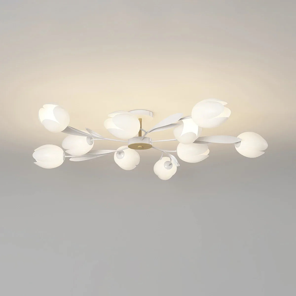 flairel Magnolia Bud Living Room Chandelier