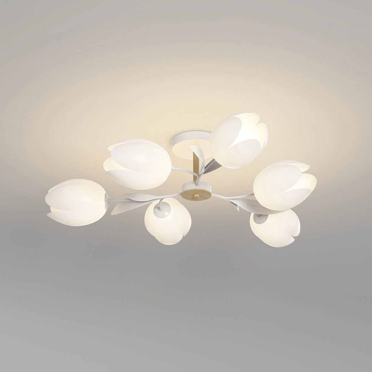flairel Magnolia Bud Living Room Chandelier