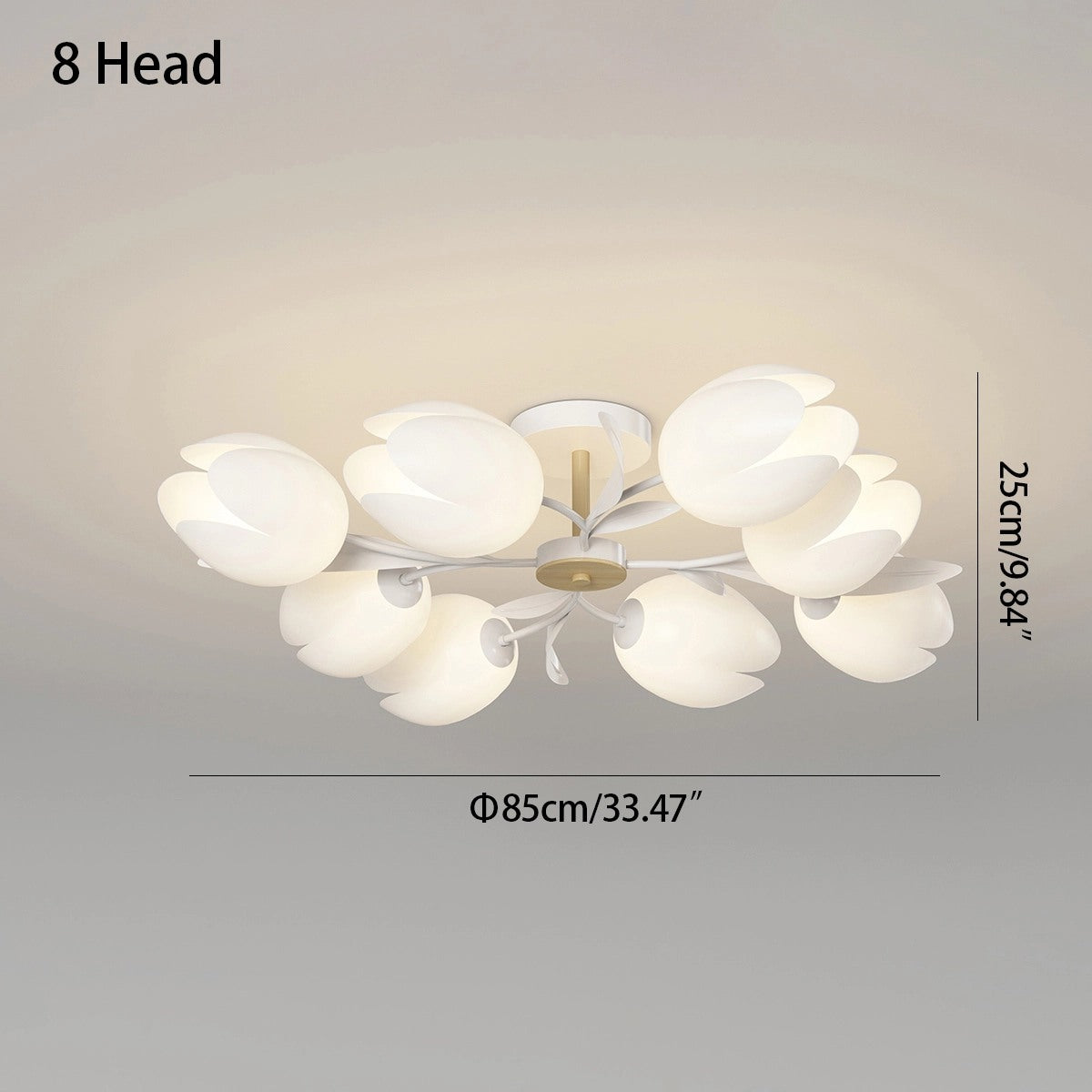 flairel Magnolia Bud Living Room Chandelier