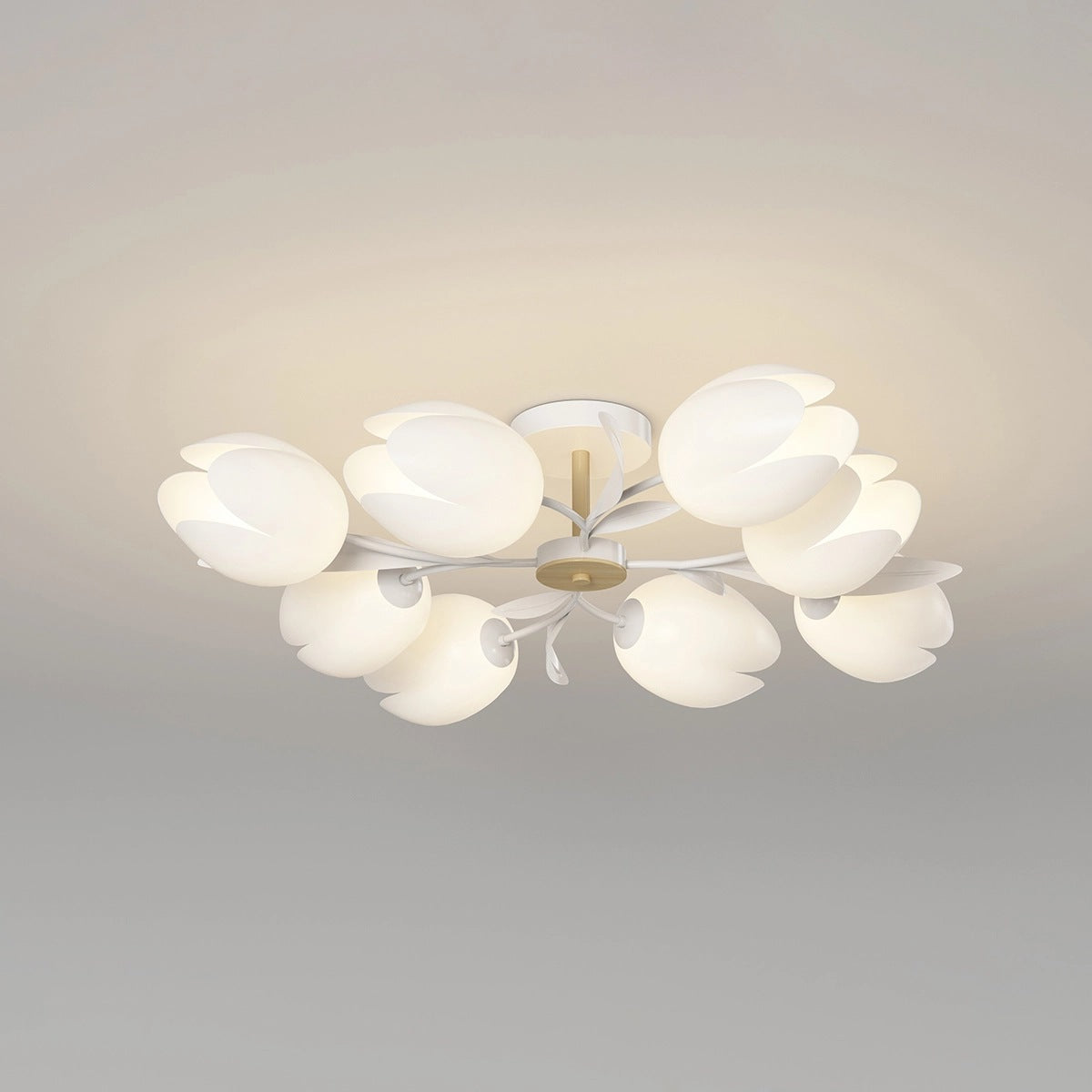 flairel Magnolia Bud Living Room Chandelier