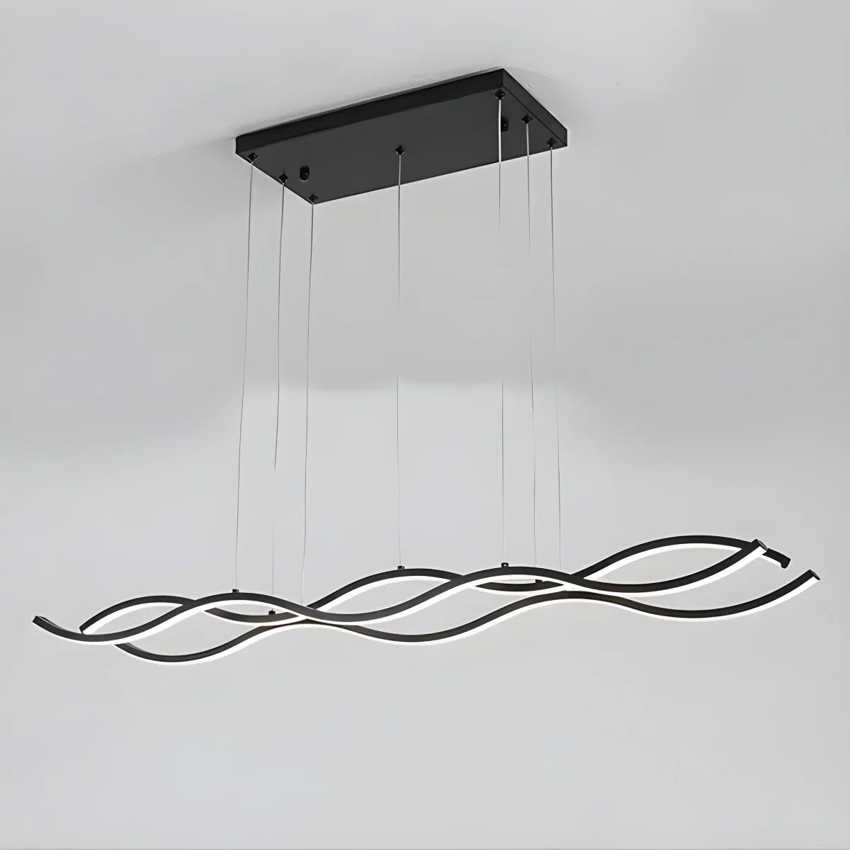 flairel Nordic Minimalist Wave Long Pendant Light