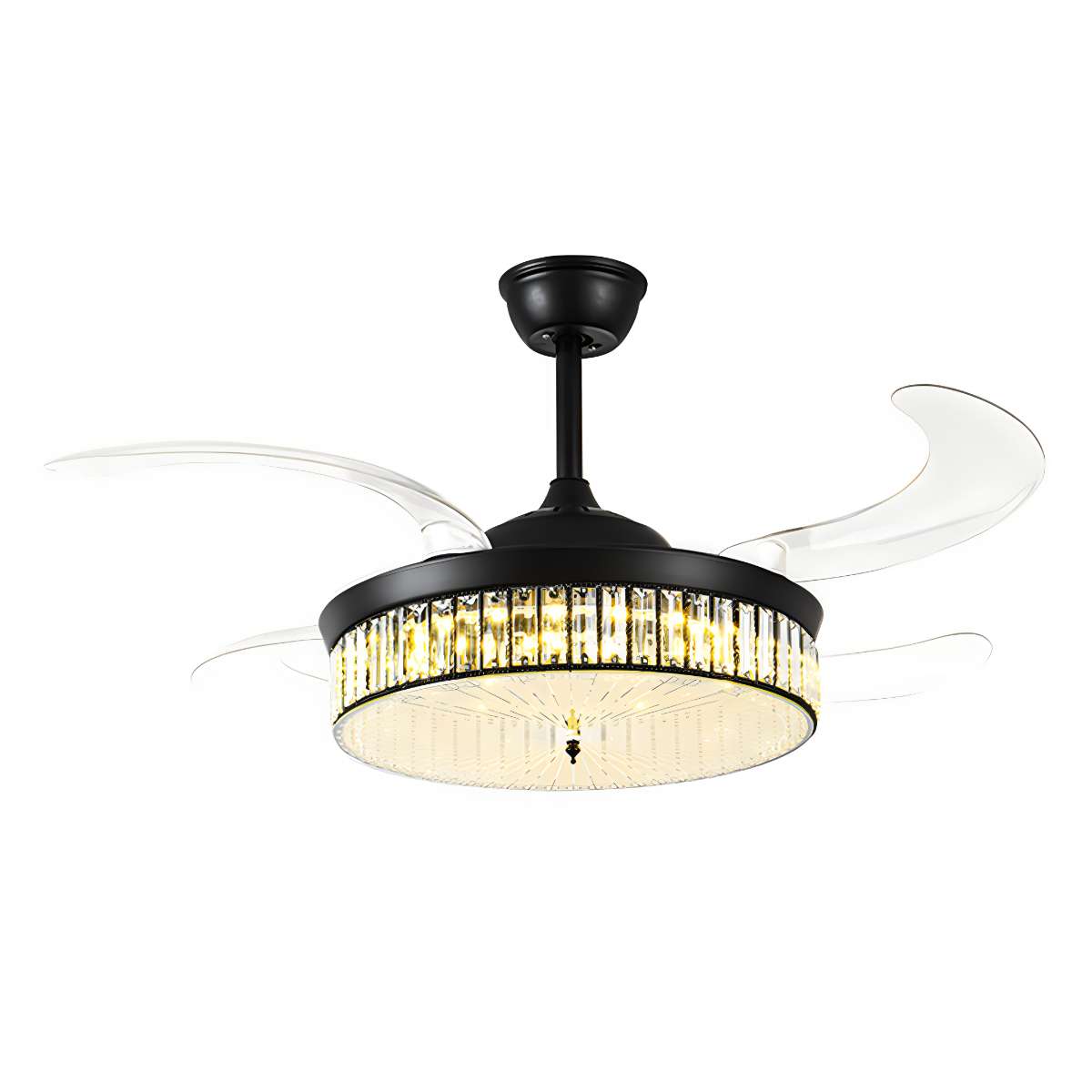 flairel Remote Hugger Ceiling Fan Light