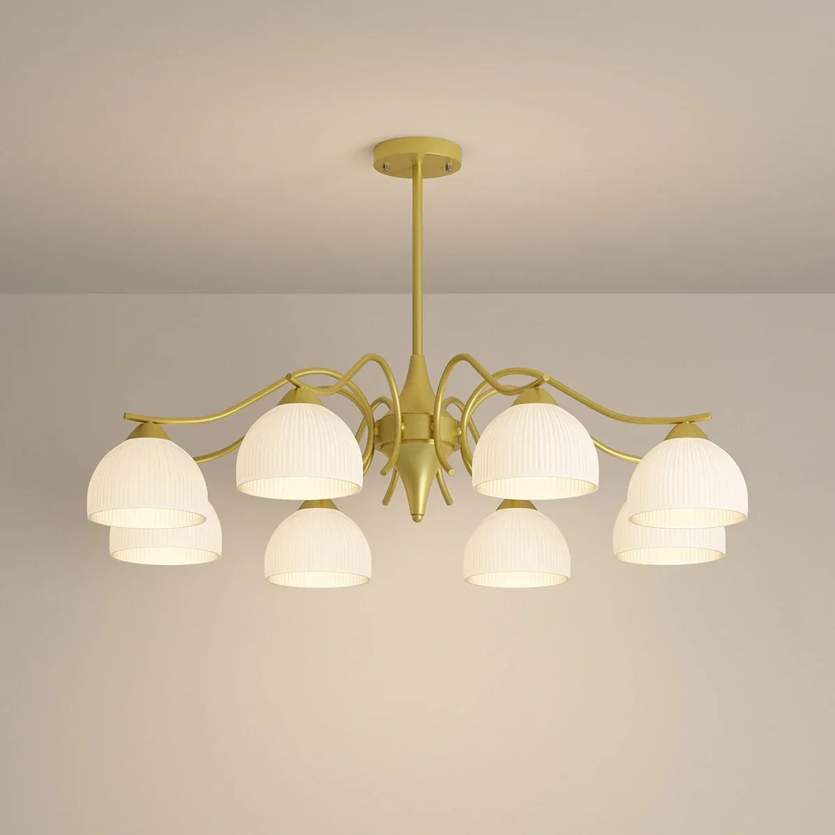 flairel French Pastoral Living Room Chandelier