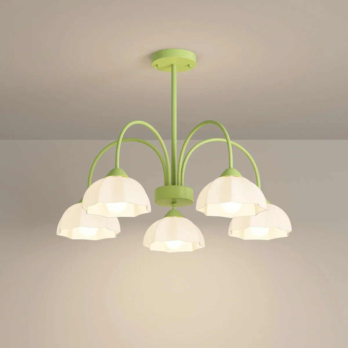 flairel Nordic Modern Light Luxury Flower Chandelier