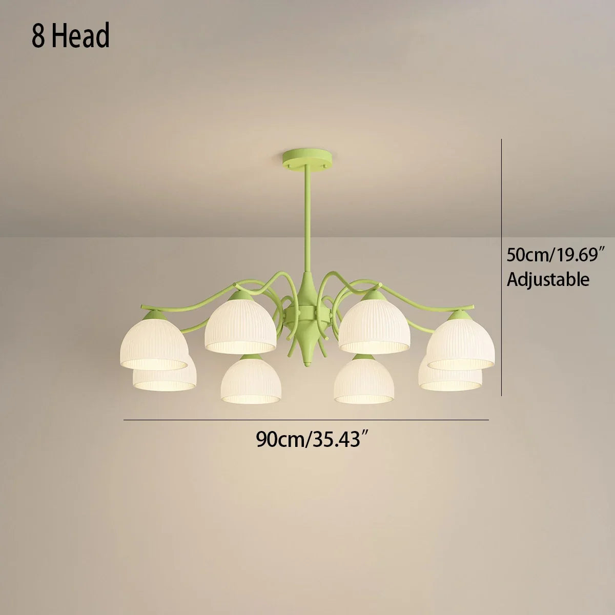 flairel French Pastoral Living Room Chandelier