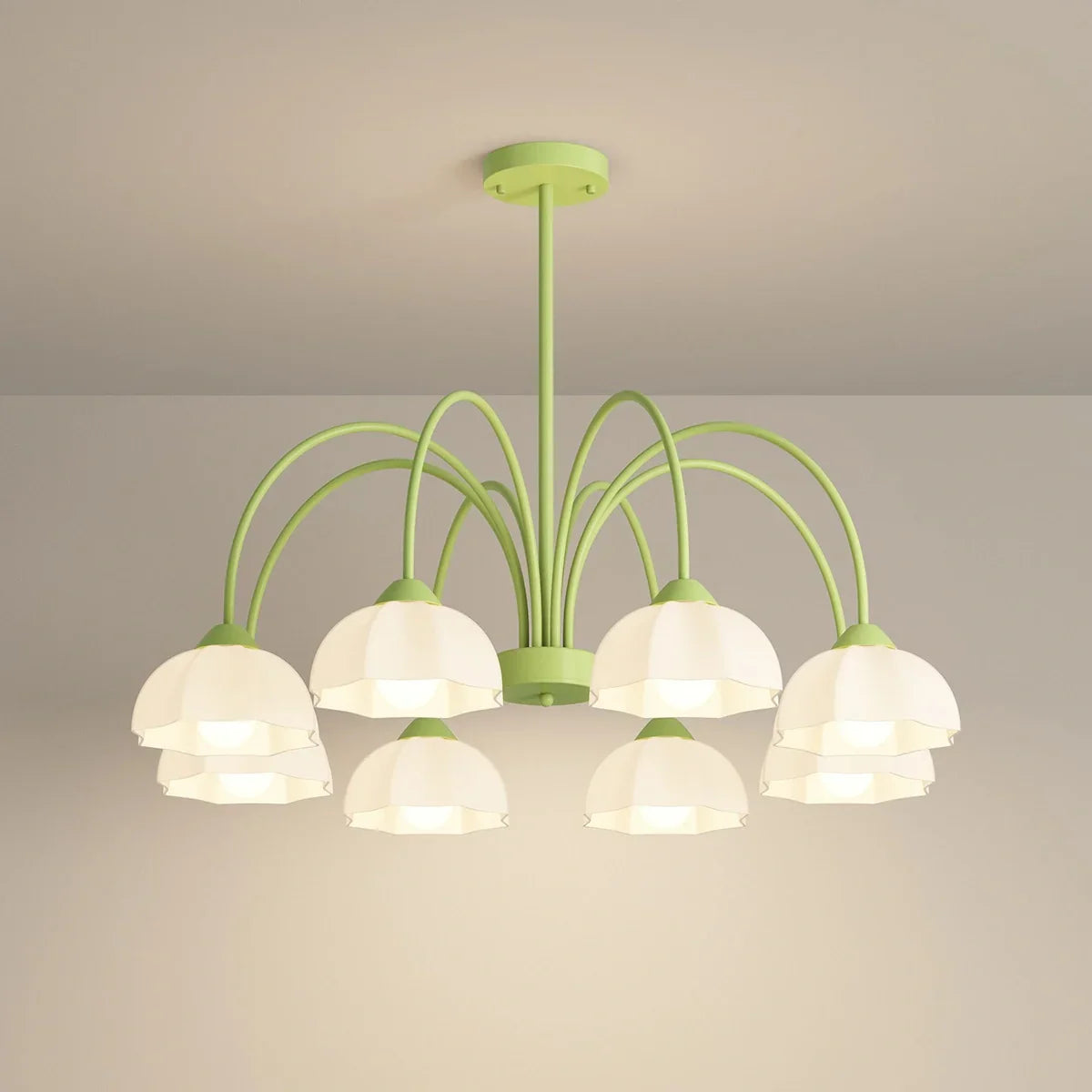 flairel Nordic Modern Light Luxury Flower Chandelier