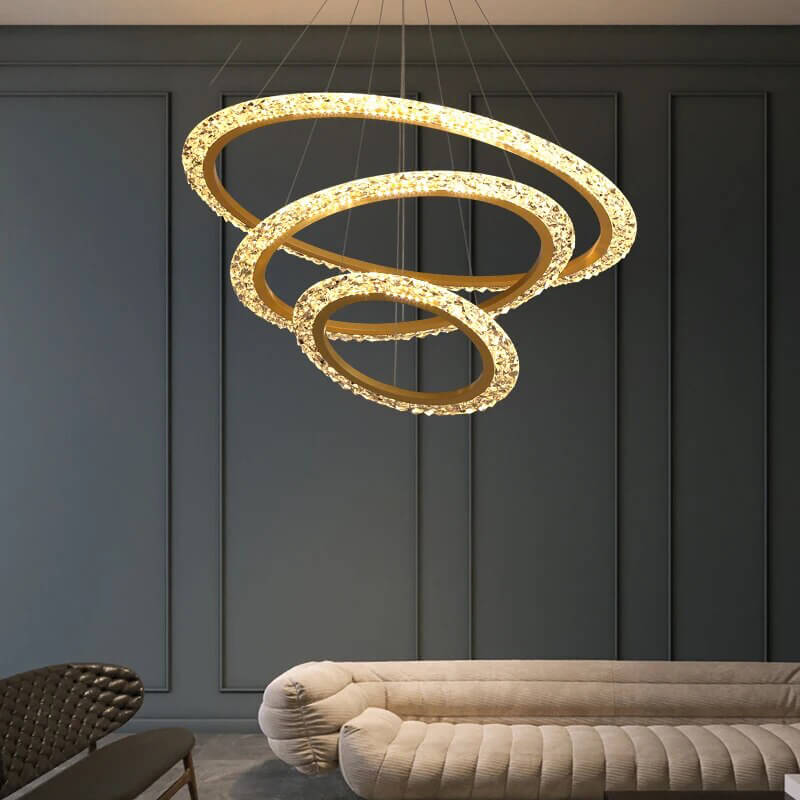 flairel Light Luxury Chandelier for Living Room