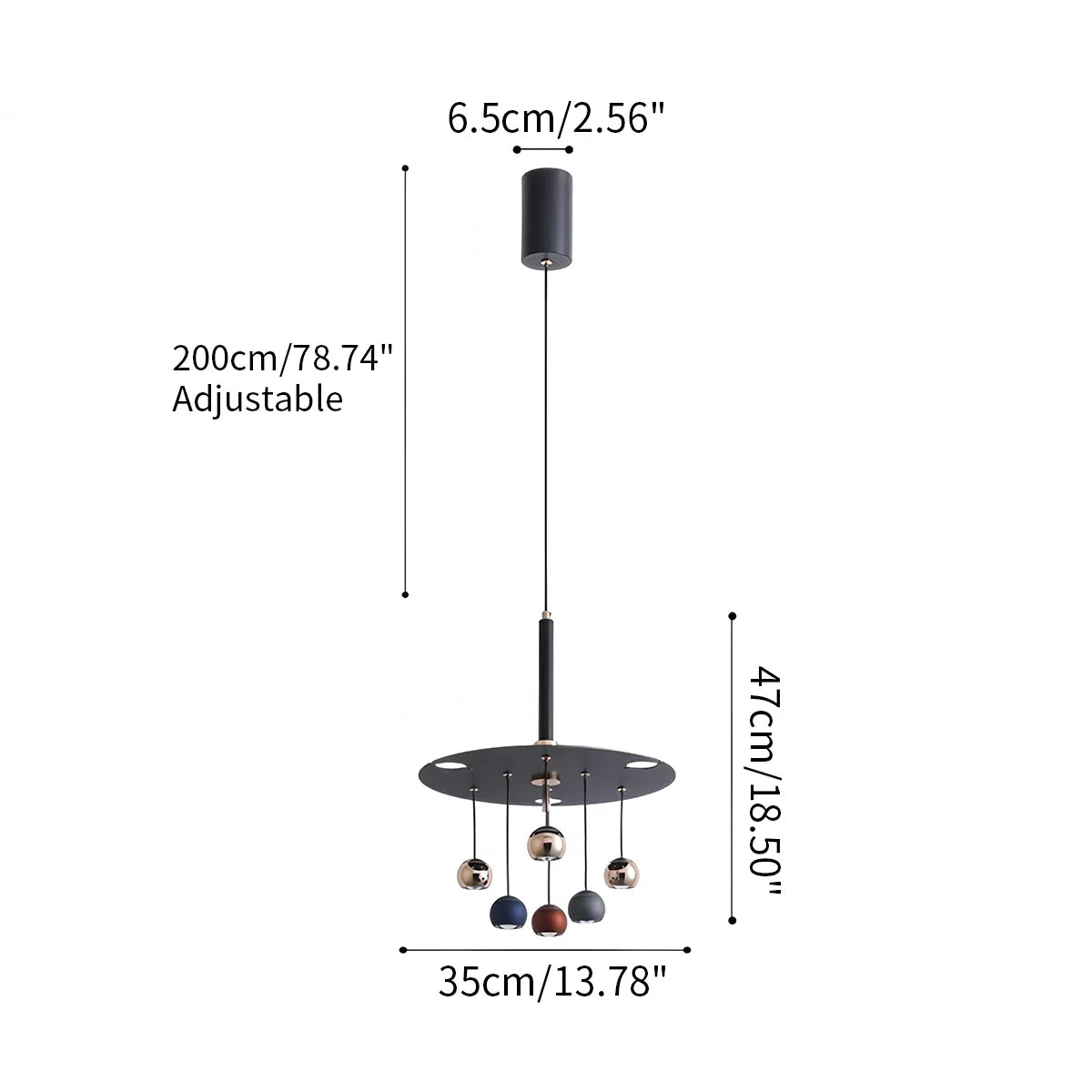 flairel Italian Light Luxury Dining Room Chandelier