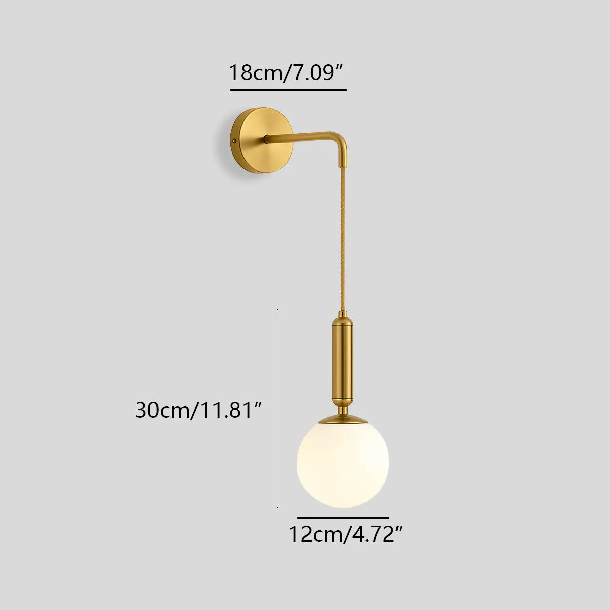 flairel Entice Hanging Wall Lamp Bedside Lamp