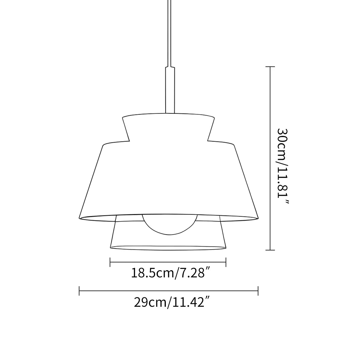 flairel Nordic Minimalist Colored Pendant Light