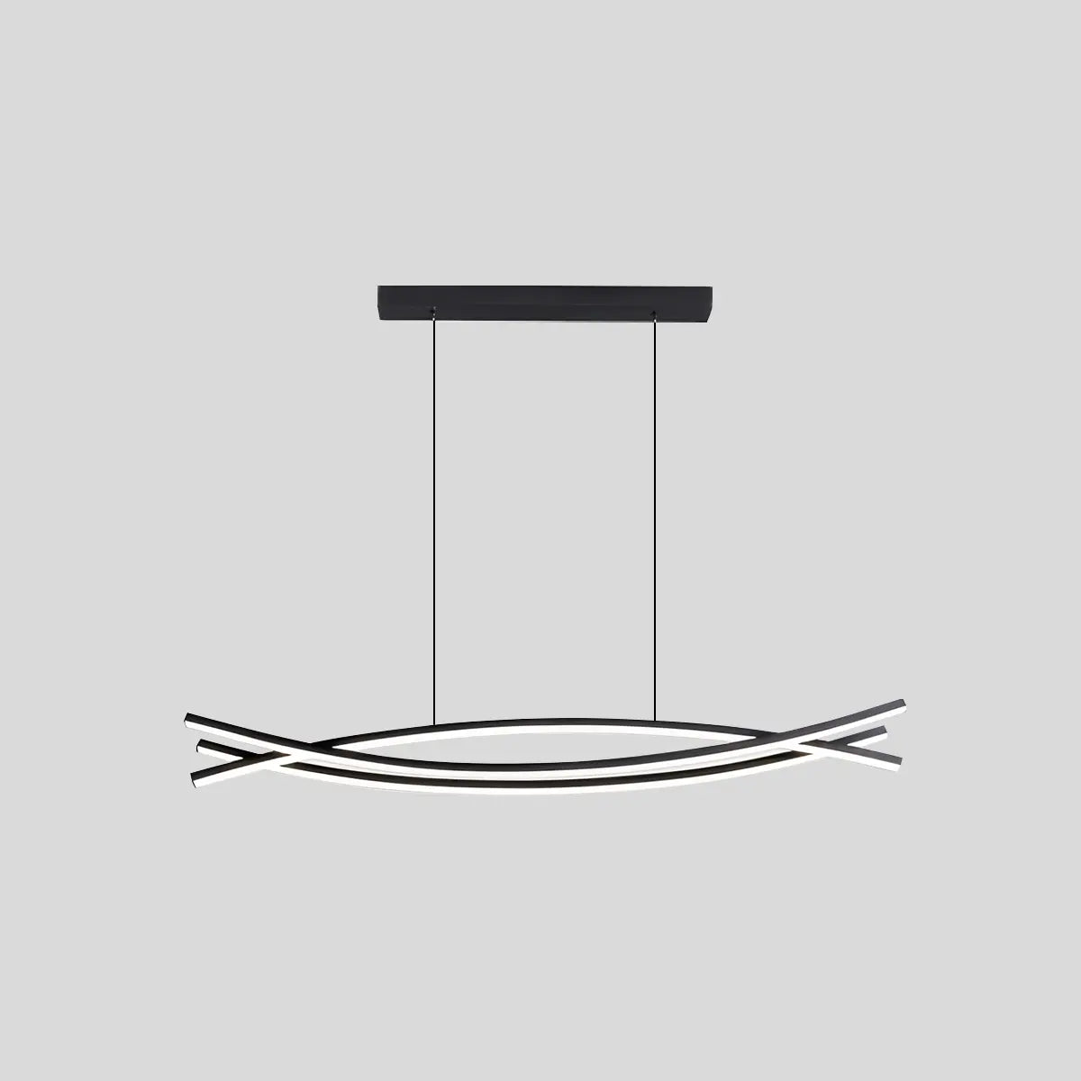 flairel Eraj Curved LED Pendant Light for Kitchen Island