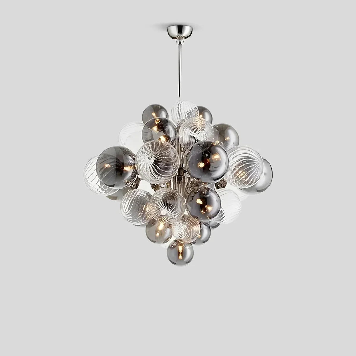 flairel Nordic Glass Bubble Chandelier