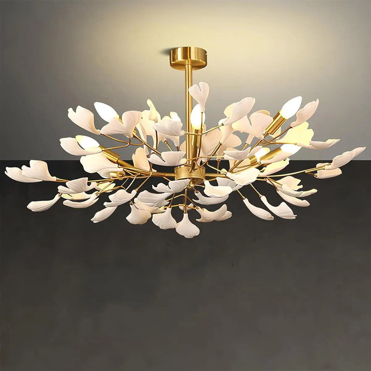 flairel Ginkgo Chandelier-A for Bedroom Living Room