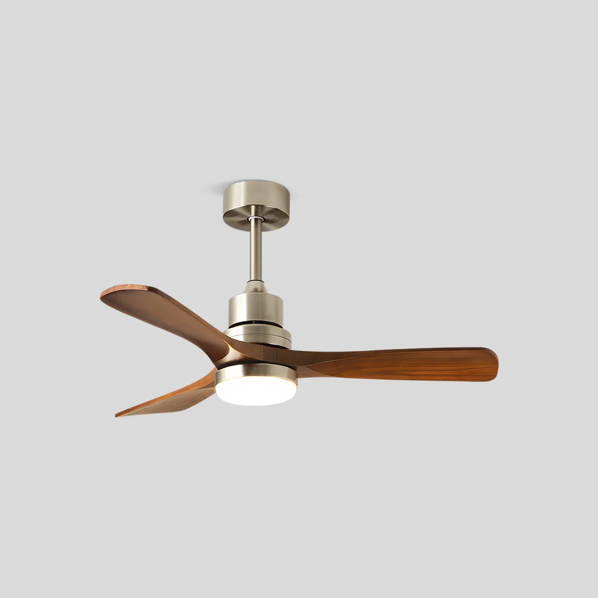 flairel American Retro 3-Blade Ceiling Fan with Light