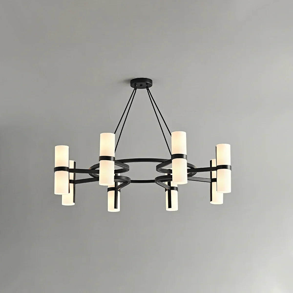 flairel Nordic Creative Multi-Headed Round Chandelier