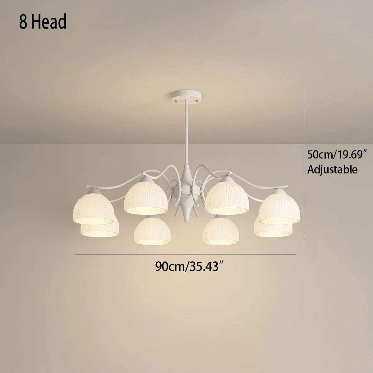 flairel French Pastoral Living Room Chandelier